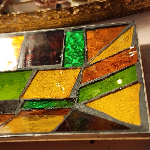 Colorful Stained Glass Art Piece - Picture 10 of 12